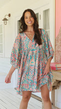 Load image into Gallery viewer, Ocean Lullaby Print Adela Midi Dress by JAASE