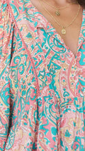 Load image into Gallery viewer, Ocean Lullaby Print Adela Midi Dress by JAASE