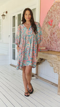 Load image into Gallery viewer, Ocean Lullaby Print Adela Midi Dress by JAASE