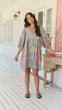 Load image into Gallery viewer, Ocean Lullaby Print Adela Midi Dress by JAASE