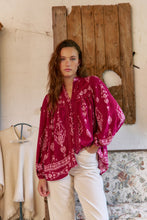 Load image into Gallery viewer, Rhubarb Print Bree Blouse By JAASE