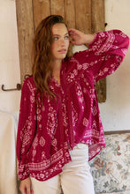 Load image into Gallery viewer, Rhubarb Print Bree Blouse By JAASE