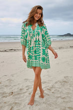 Load image into Gallery viewer, Nazare Print Boheme Mini Dress by JAASE
