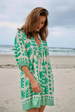 Load image into Gallery viewer, Nazare Print Boheme Mini Dress by JAASE