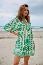 Load image into Gallery viewer, Nazare Print Boheme Mini Dress by JAASE