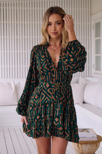 Emerald Jayde Mini Dress by JAASE