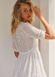 Embroidered Tessa Maxi By JAASE