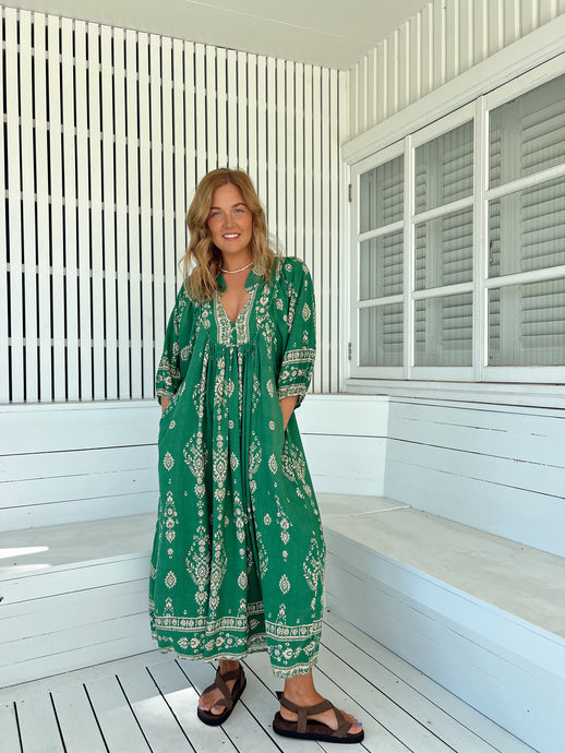 Kiva Print Boheme Midi by JAASE