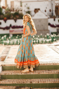 Paisley Dreams Carmen Maxi by JAASE