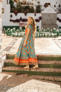 Paisley Dreams Carmen Maxi by JAASE