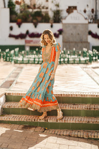 Paisley Dreams Carmen Maxi by JAASE