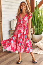 Load image into Gallery viewer, Cerise Print Slate Midi by Jaase
