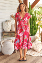 Load image into Gallery viewer, Cerise Print Slate Midi by Jaase