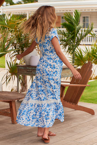 Ayla Print Carmen Maxi by Jaase