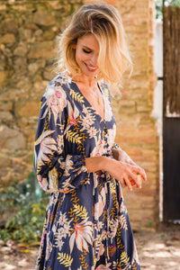 Bloom Print Anita Maxi Dress (Size XS) By JAASE