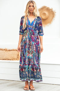Rocco Print Tessa Maxi Dress by Jaase