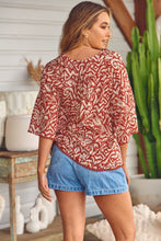 Load image into Gallery viewer, Sarabi Print Gabriella Top