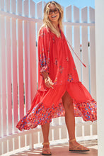 Load image into Gallery viewer, Sunset Print Briana MIdi Dress By JAASE