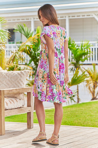 Honolulu Print Tracey Mini Dress