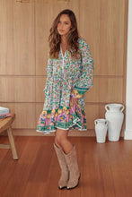 Load image into Gallery viewer, Fey Dinisty Green Dress By JAASE