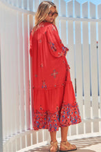 Load image into Gallery viewer, Sunset Print Briana MIdi Dress By JAASE